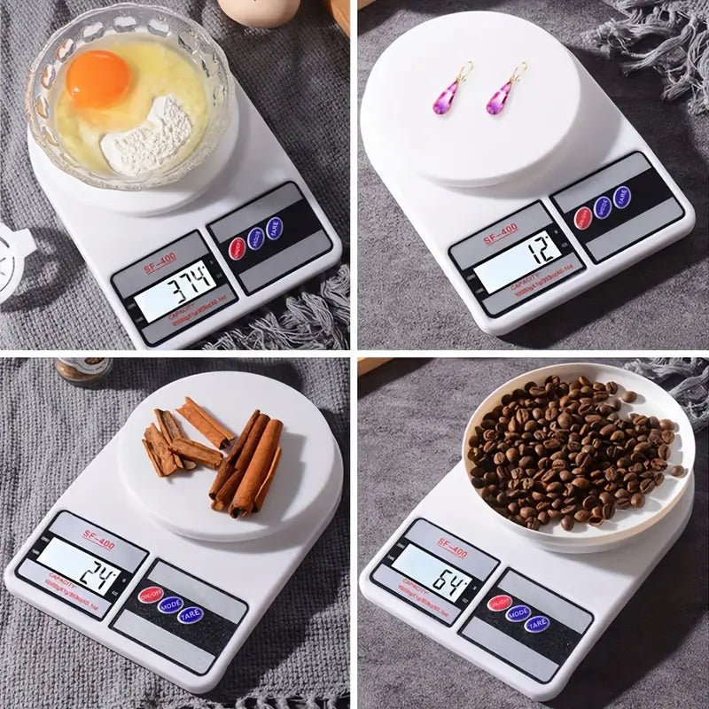 Digital Kitchen Weighing Scale | 10kg Capacity | High Precision LCD Display with Tare Function - Flashkart Pakistan