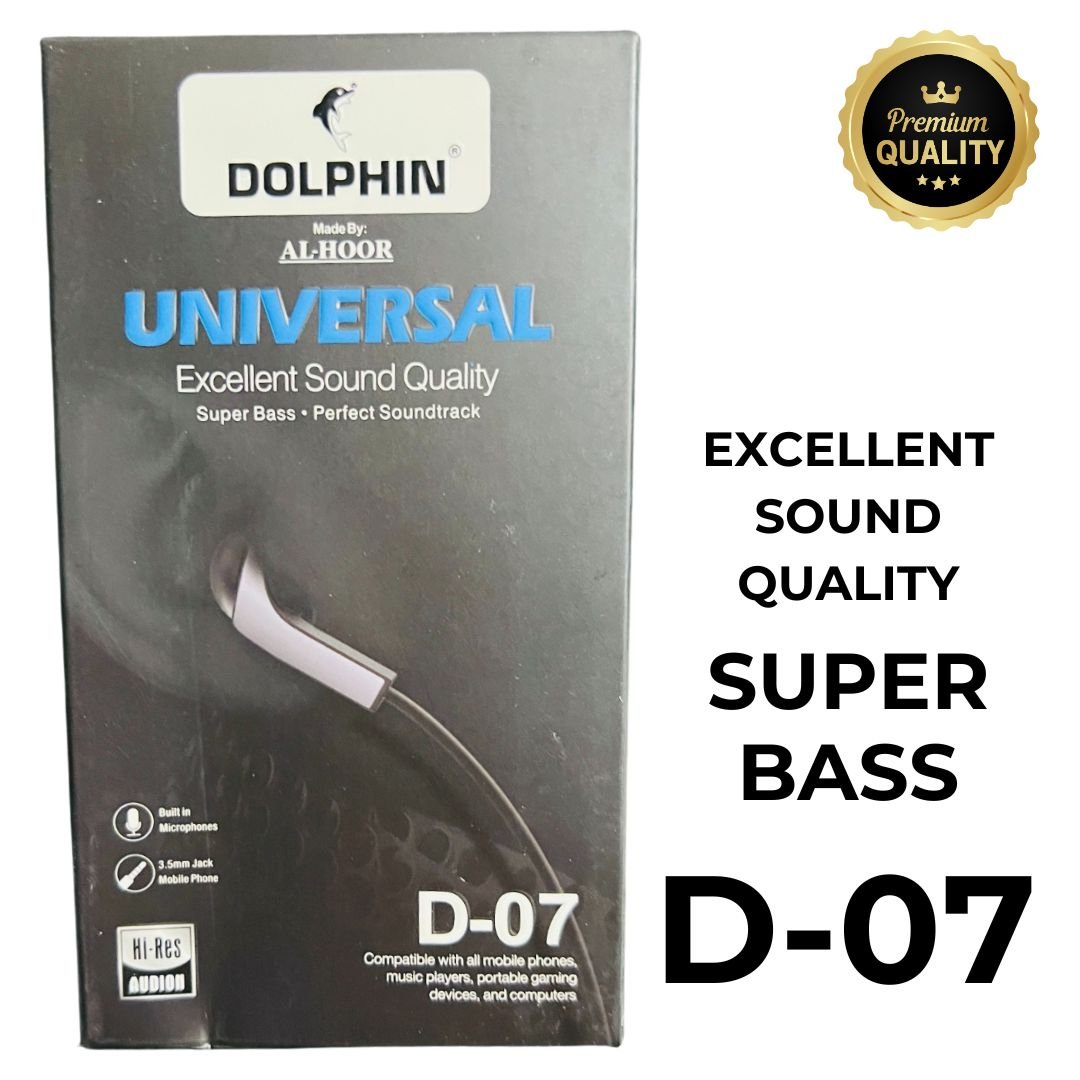 Dolphin D - 07 Handsfree | Super Bass and Sound Quality - Flashkart Pakistan