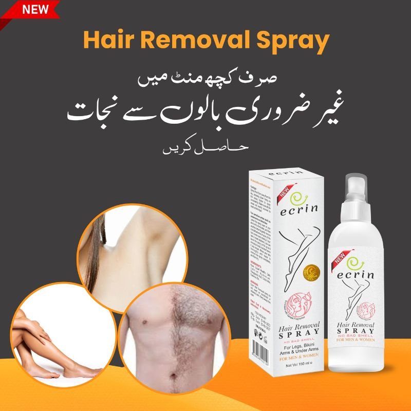 Ecrin - Hair Removal Spray For Men and Women | Hair Removal Spray - Flashkart Pakistan