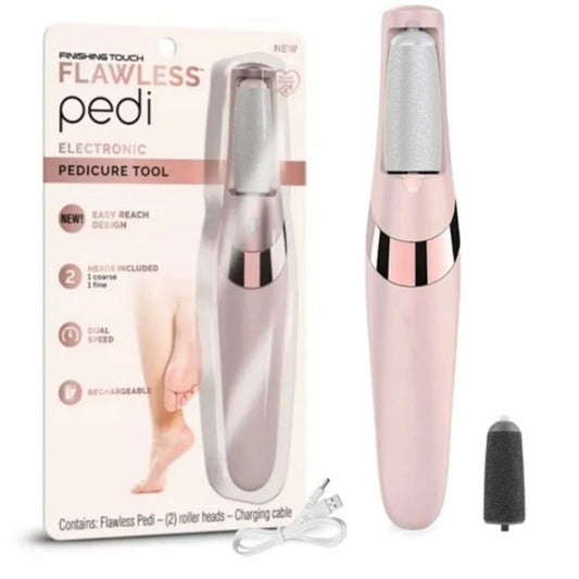 Flawless Pedicure & Callus Remover Tool | Rechargeable | Foot Care Kit - Flashkart Pakistan