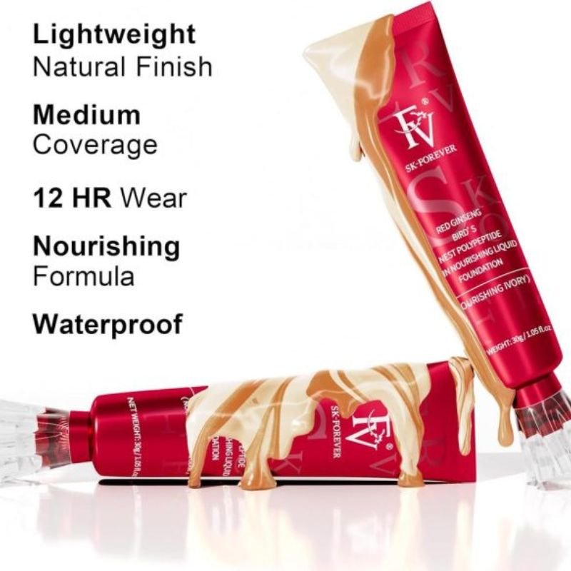 FV Liquid Foundation | Full Coverage, Matte Finish, Long - Lasting Makeup - Flashkart Pakistan
