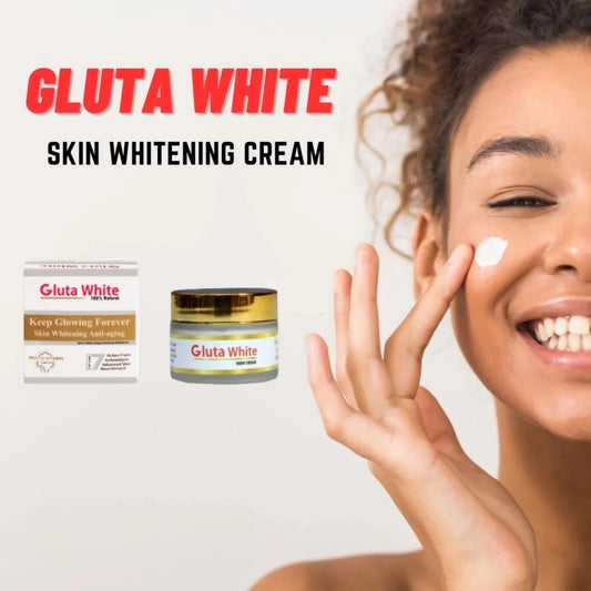 Gluta White Day & Night Cream | Whitening | Anti - Aging | 50g - Flashkart Pakistan