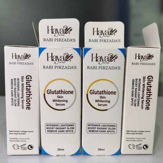 Haya Glutathione Skin Whitening Serum by Rabi – Brightening, Anti - Aging & Dark Spot Remover - Flashkart Pakistan