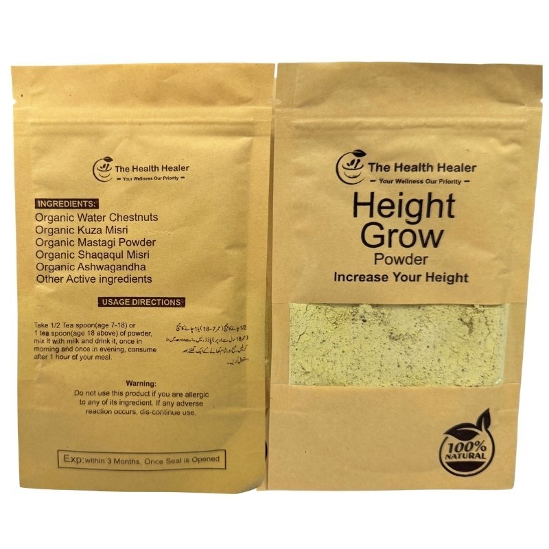 Health Healer Height Growth Powder | Ayurvedic Height Growth Veda | Boost Your Height Naturally - Flashkart Pakistan