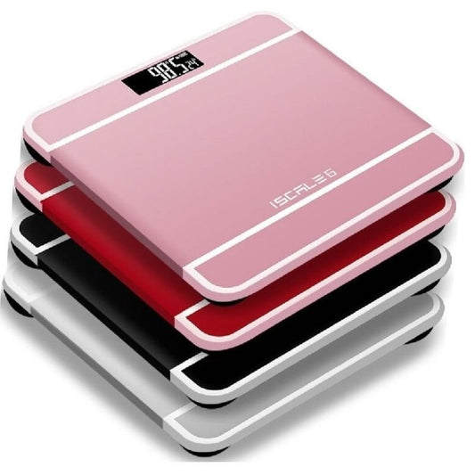 iScale Digital LED Electronic Bathroom Weighing Scale | Tempered Glass, Automatic, Accurate, Body Weight Monitor | Random Colors - Flashkart Pakistan