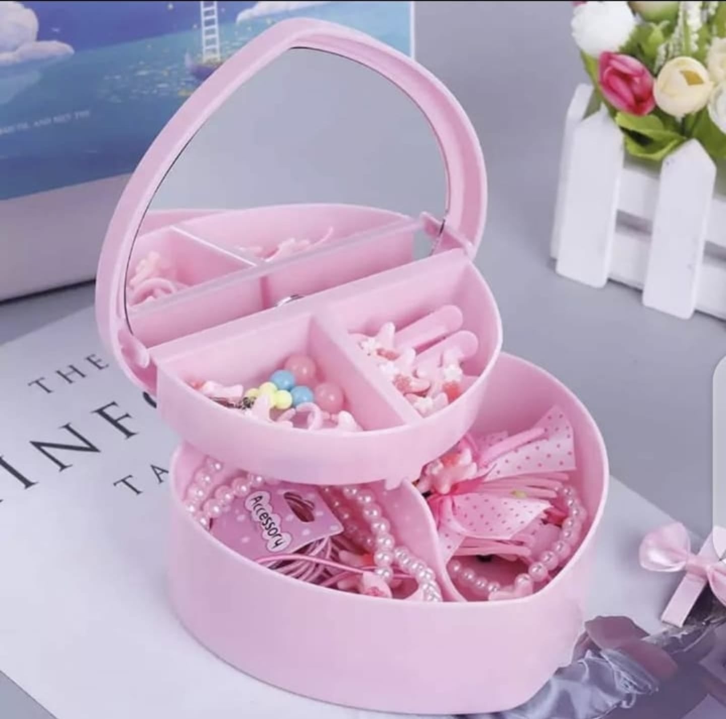 Jewellery Box for Girls | Heart Shape Jewellery Box - Flashkart Pakistan