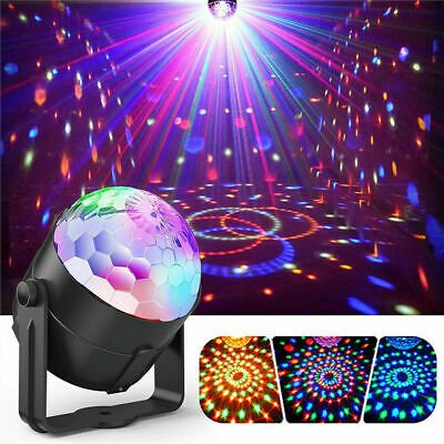 LED Disco Party Lights Crystal Magic Ball 3W RGB - Flashkart Pakistan