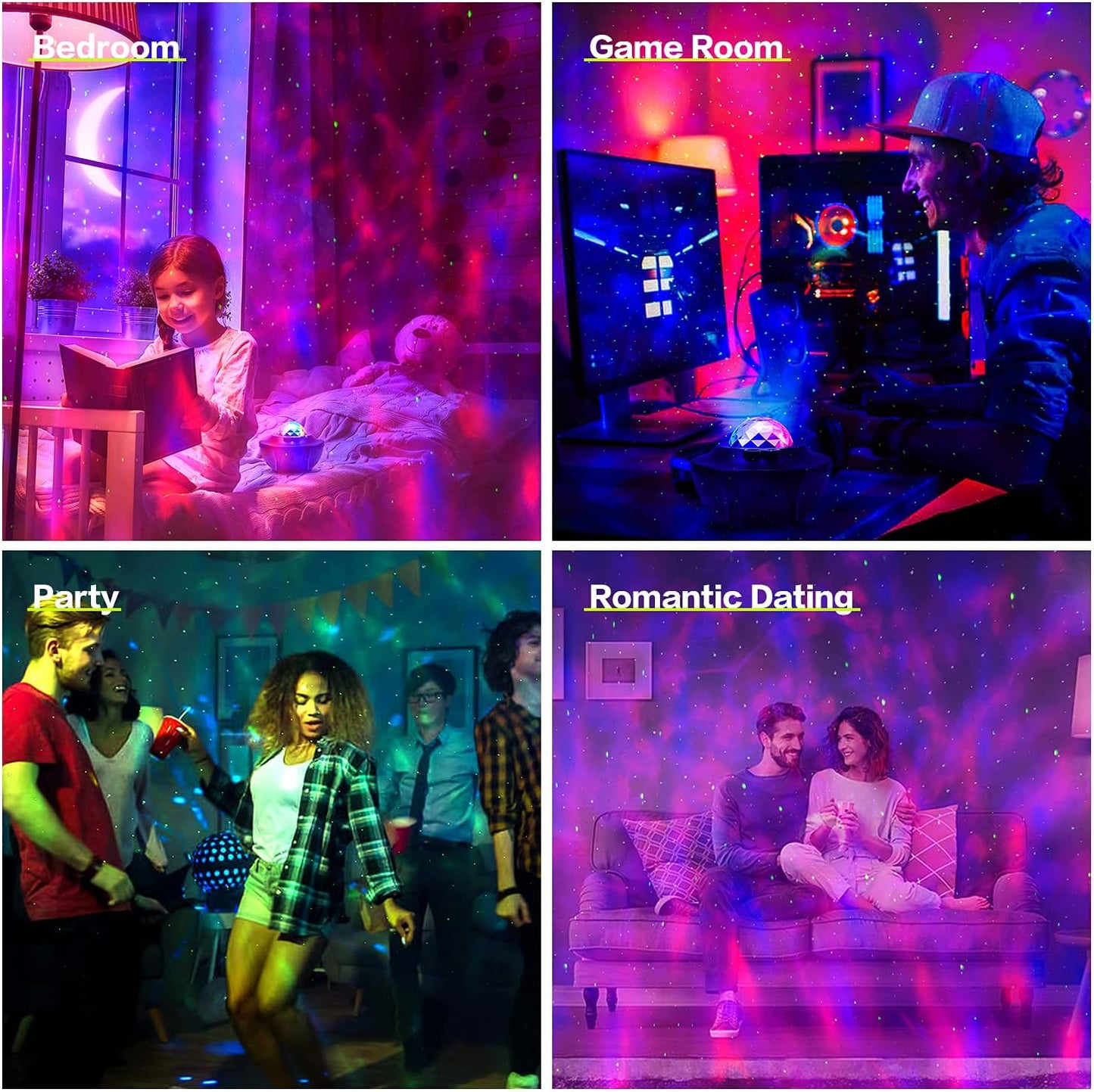 LED Starry Projection Light with Remote Control | A7 LED Starry Projection Light - Flashkart Pakistan