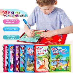 Magic Colouring Book with Water Pen | Mess - Free Fun for Kids - Flashkart Pakistan
