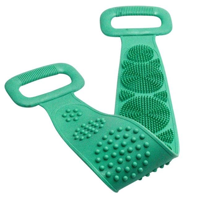 Magic Silicone Brushes Bath Towels | Rubbing Back Mud Peeling Body Massage Shower Extended | Scrubber Skin Clean Brushes Bathroom - Flashkart Pakistan