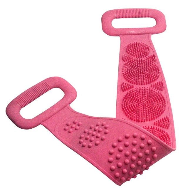 Magic Silicone Brushes Bath Towels | Rubbing Back Mud Peeling Body Massage Shower Extended | Scrubber Skin Clean Brushes Bathroom - Flashkart Pakistan
