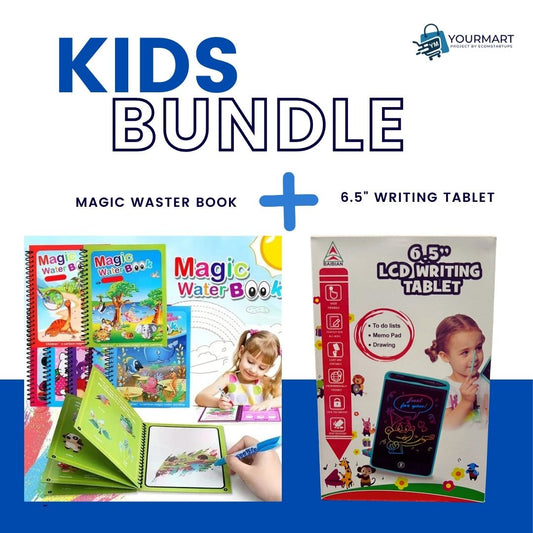 Magic Water Book + 6.5 - Inch Multi - Color LCD Electronic Writing Tablet | Top Quality - Flashkart Pakistan