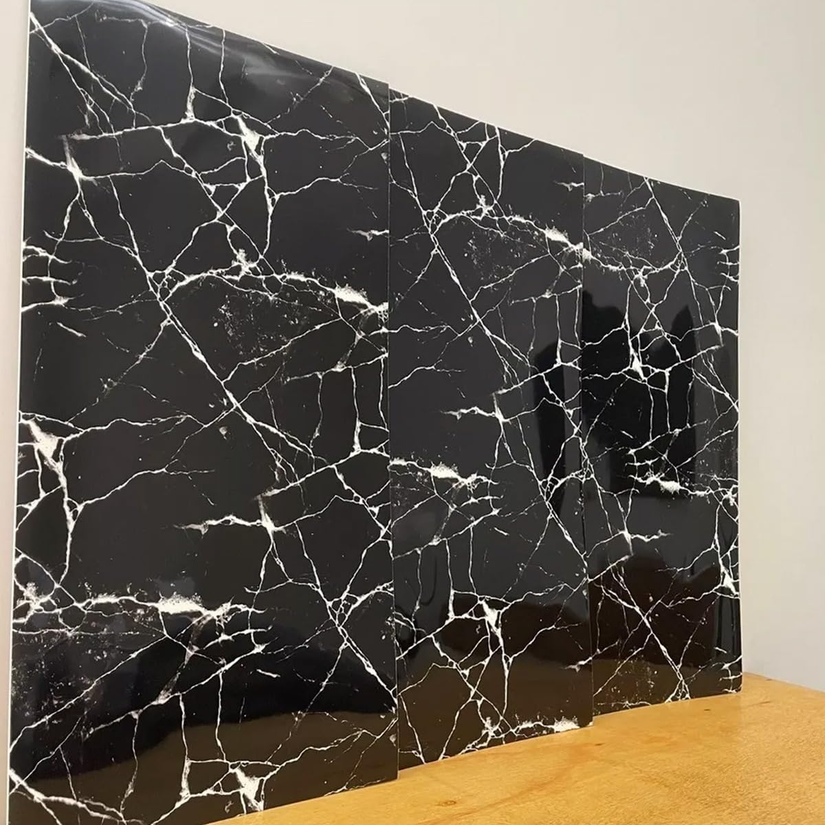 Marble Sheet Sticker | Black & White | 60 x 200 cm - Flashkart Pakistan