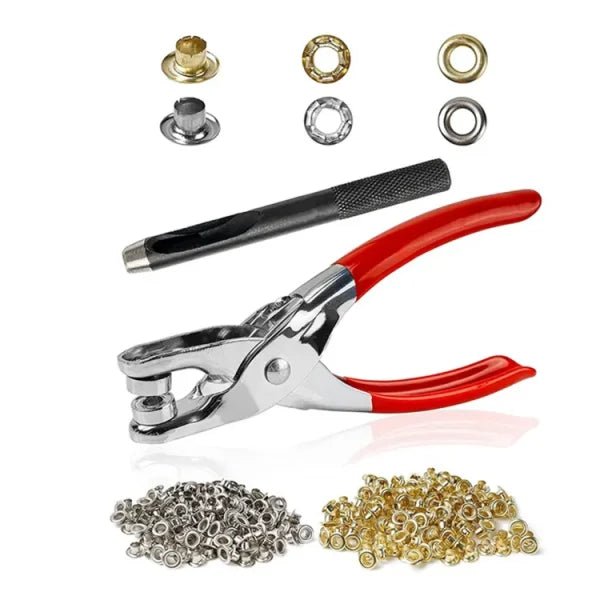 Metal Hand Press Tich Button Fixer Machine – 25 Pcs | Durable & Easy to Use - Flashkart Pakistan
