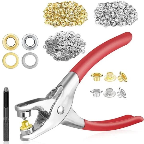 Metal Hand Press Tich Button Fixer Machine – 25 Pcs | Durable & Easy to Use - Flashkart Pakistan