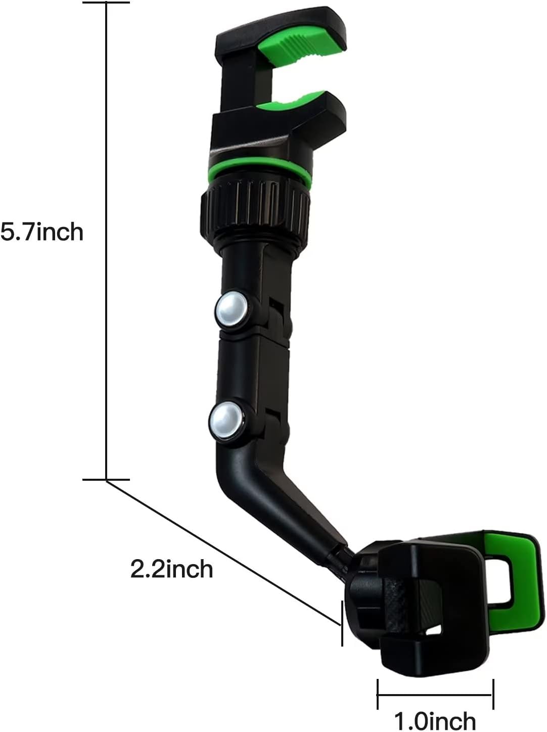 Mobile Stand High Quality | 360° Universal Car Rearview Mirror Phone Holder | Secure & Adjustable Mount - Flashkart Pakistan