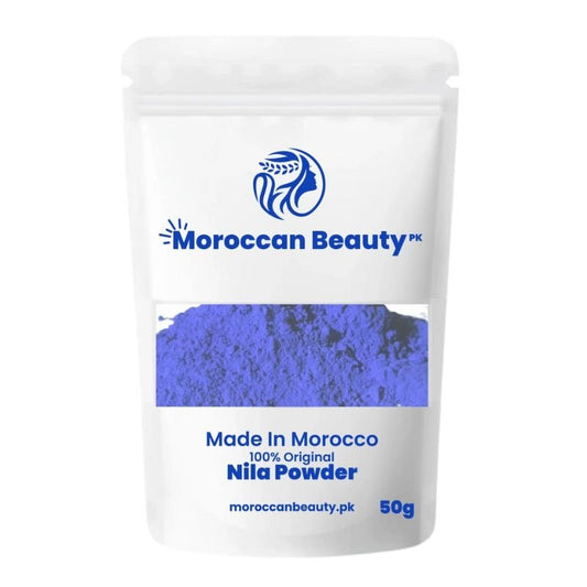 Moroccan Beauty Nila Powder | Blue Nila Skin Whitening Powder 50g | Best Quality Nila Powder - Flashkart Pakistan