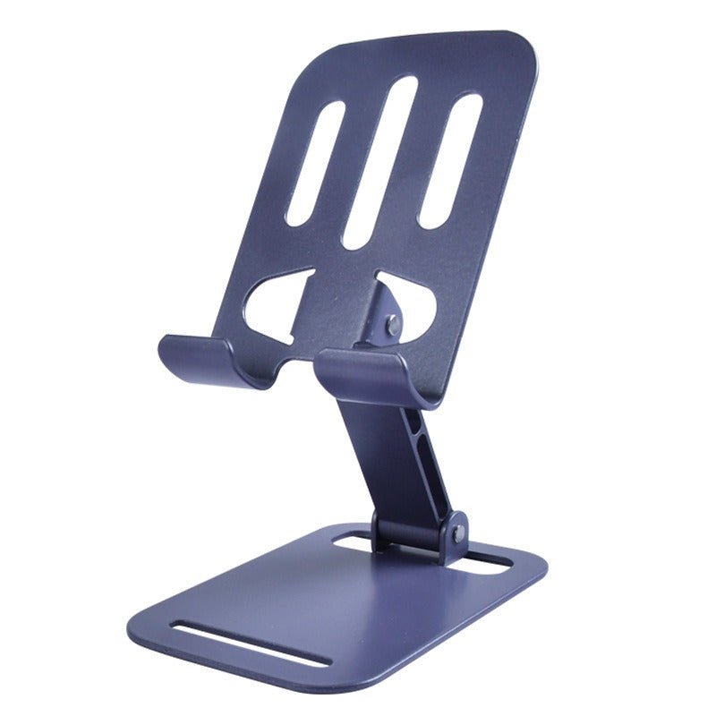 Multi - Angle 360° Rotating Metal Phone & Tablet Stand | Foldable, Universal & Elegant - Flashkart Pakistan