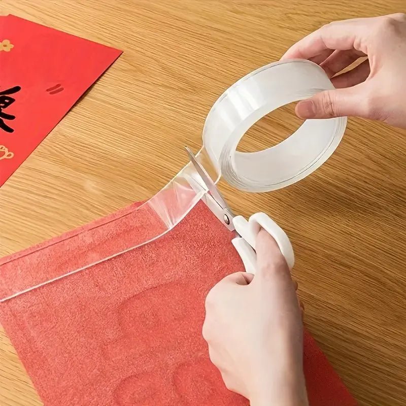 Nano Tape | 5M Double - Sided Transparent Tape | Reusable, Washable & Traceless Gel Grip for Home & Office - Flashkart Pakistan