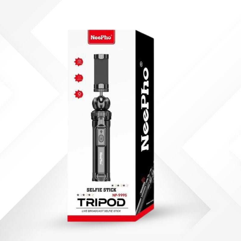 NeePho NP - 999s Selfie Stick Tripod | Capture Every Moment with Ease | Latest Edition - Flashkart Pakistan
