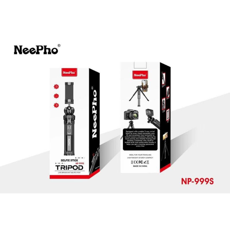NeePho NP - 999s Selfie Stick Tripod | Capture Every Moment with Ease | Latest Edition - Flashkart Pakistan
