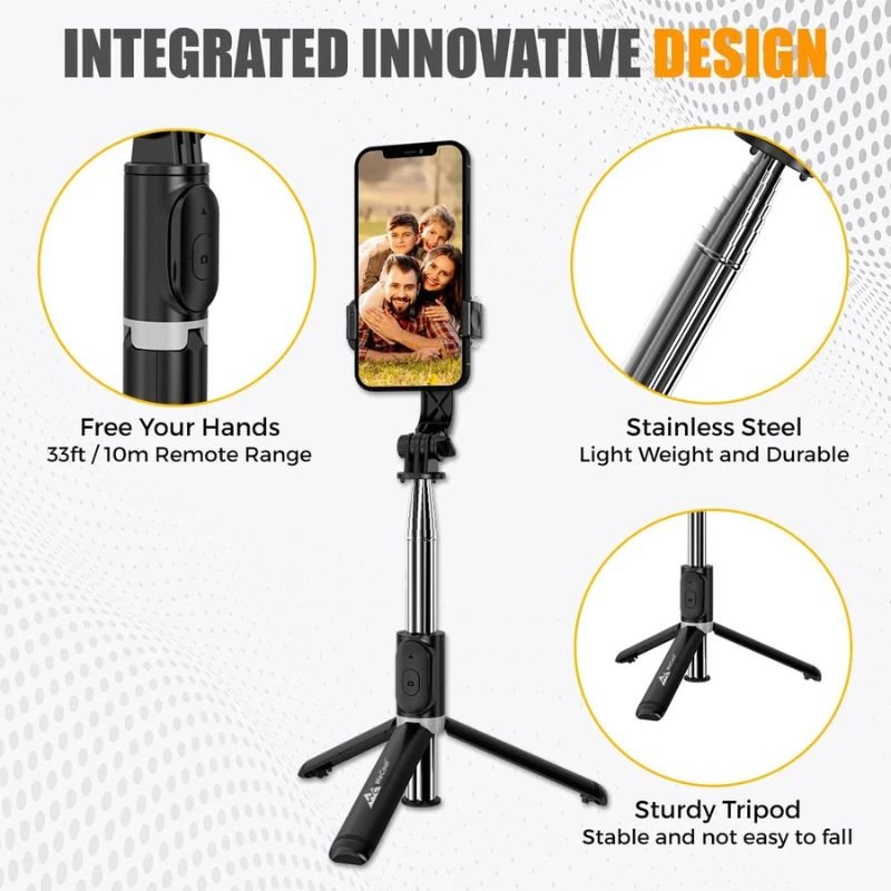 NeePho P170S Selfie Stick Tripod | Premium Metal Build for Ultimate Stability - Flashkart Pakistan
