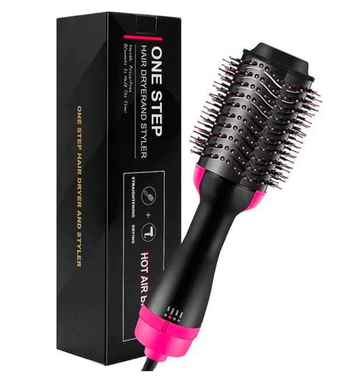 One Step Hot Air Brush | 3 - in - 1 | Dryer, Straightener & Volumizer for Effortless Styling - Flashkart Pakistan