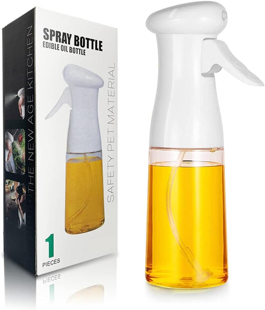 Plastic Glass Kitchen Cooking Spray Bottle |200 ML | BBQ Olive Oil Sprayer & Vinegar Spray Bottle - Flashkart Pakistan