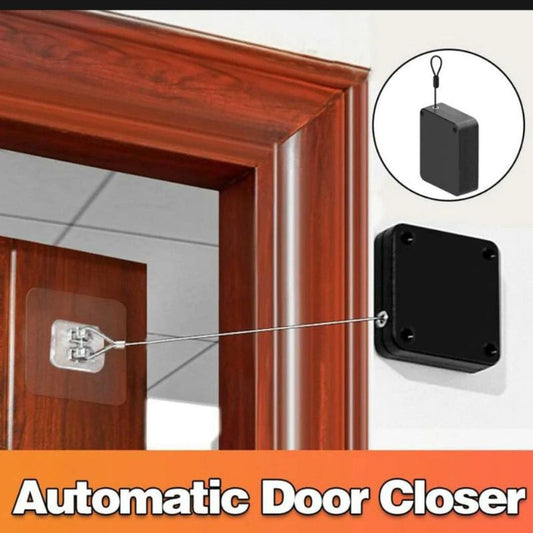 Portable Automatic Door Closer –|Punch - Free, Self - Closing with Pull Force - Flashkart Pakistan