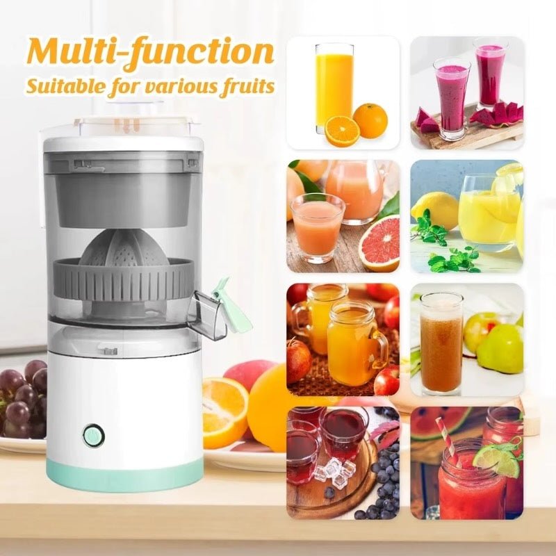 Portable Electric Citrus Juicer | USB Rechargeable, Hands - Free Orange & Lemon Juice Extractor, Easy to Clean - Flashkart Pakistan