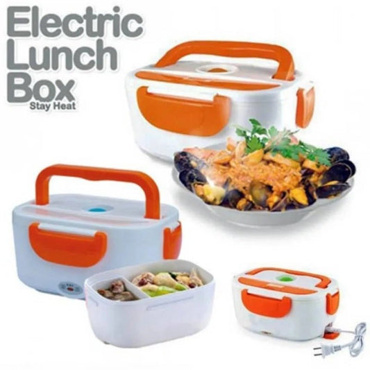 Portable Electric Heating Lunch Box | Food Warmer (Random Color) - Flashkart Pakistan