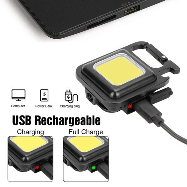 Portable Keychain Light | 500 Lumens Mini COB LED - Flashkart Pakistan