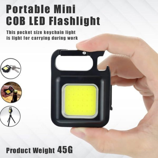 Portable Keychain Light | 500 Lumens Mini COB LED - Flashkart Pakistan