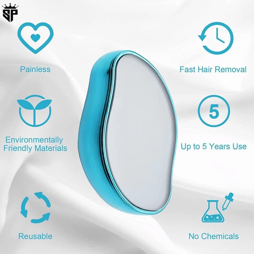 Portable Magic Hair Remover for Arms Legs Back , Crystal Hair Eraser - Flashkart Pakistan