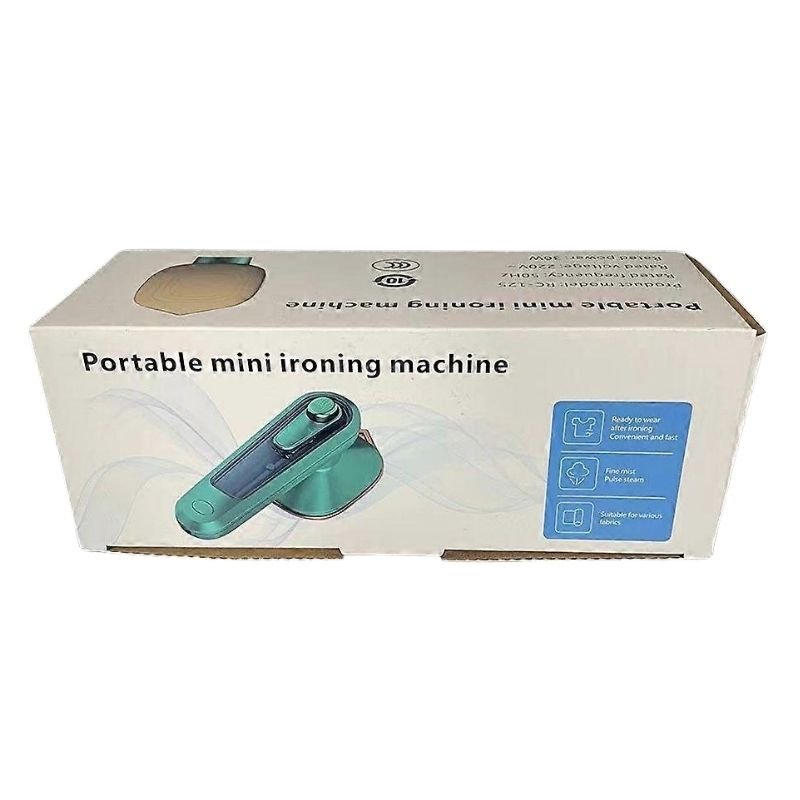 Portable Mini Steam Iron | Handheld Garment Steamer for Quick Wrinkle Removal at Home & Travel - Flashkart Pakistan