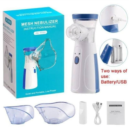 Portable Rechargeable Nebulizer | Asthma Inhaler Machine for Kids & Adults (0.5L) - Flashkart Pakistan