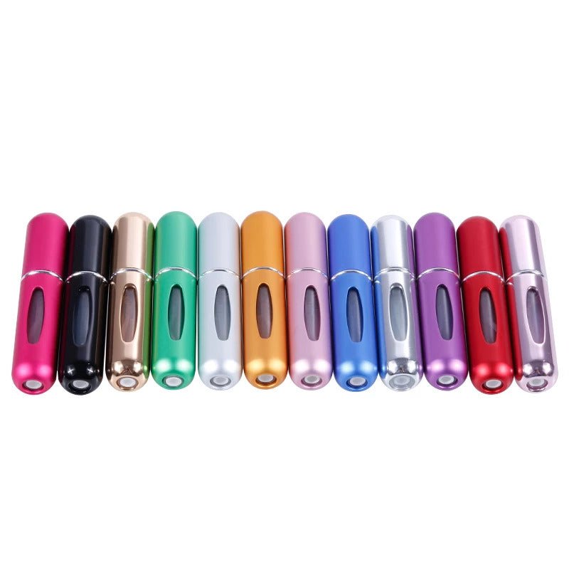 Portable Refillable Mini Perfume Atomizer | Travel - Size Spray Bottle | Random Color | 5ml/8ml - Flashkart Pakistan