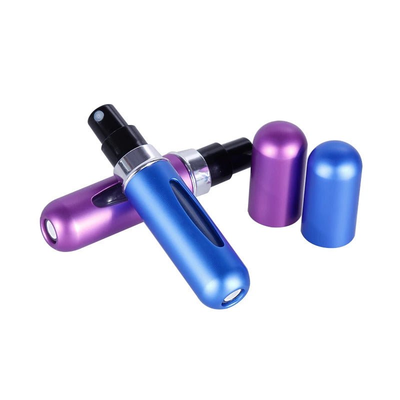 Portable Refillable Mini Perfume Atomizer | Travel - Size Spray Bottle | Random Color | 5ml/8ml - Flashkart Pakistan