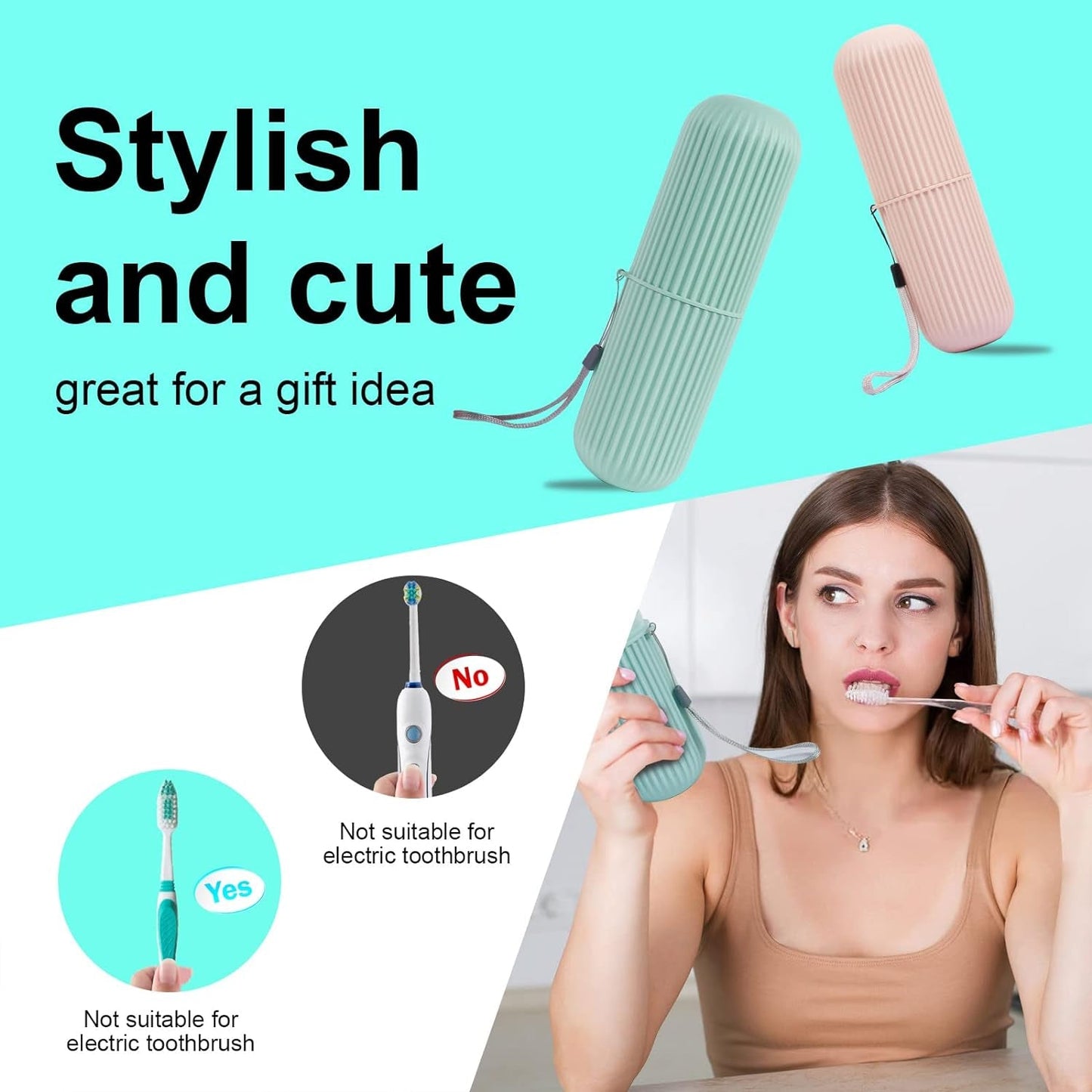 Portable Toothbrush Toothpaste Holder | Storage Case Box - Flashkart Pakistan