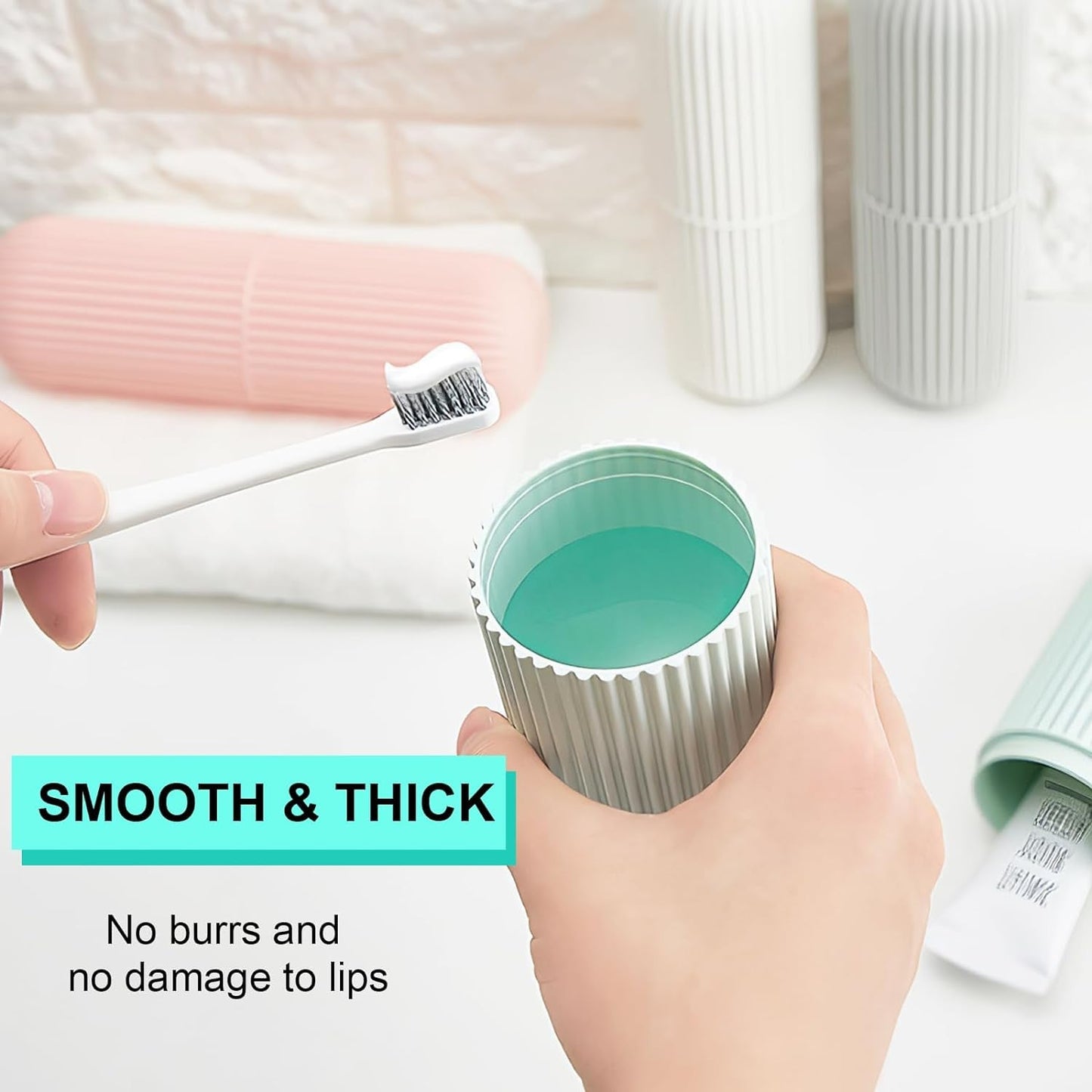 Portable Toothbrush Toothpaste Holder | Storage Case Box - Flashkart Pakistan