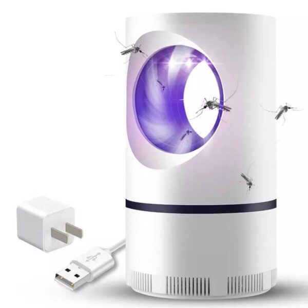 Portable USB Mosquito Killer Lamp - Safe, Silent & Chemical - Free - Flashkart Pakistan