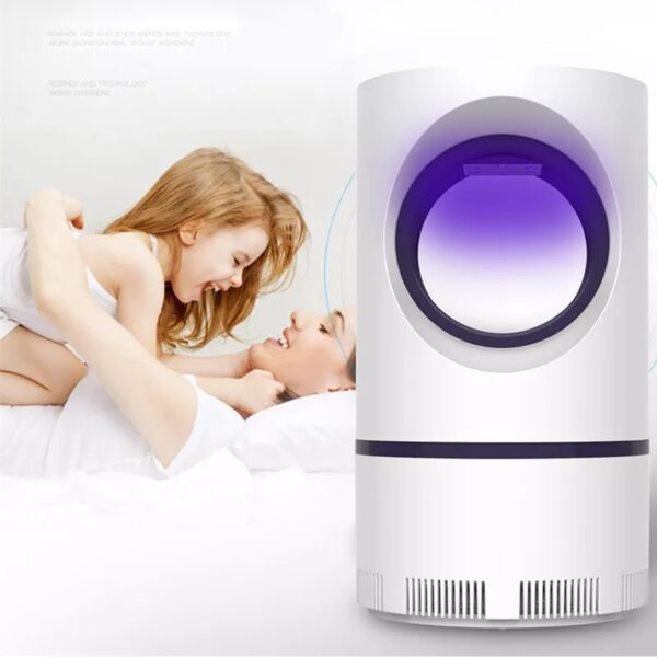 Portable USB Mosquito Killer Lamp - Safe, Silent & Chemical - Free - Flashkart Pakistan