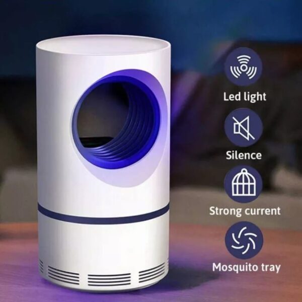 Portable USB Mosquito Killer Lamp - Safe, Silent & Chemical - Free - Flashkart Pakistan