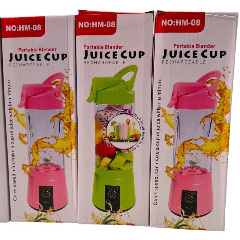 Portable USB Rechargeable Juicer/Blender | Juice Cup Rechargeable | Random Colors - Flashkart Pakistan