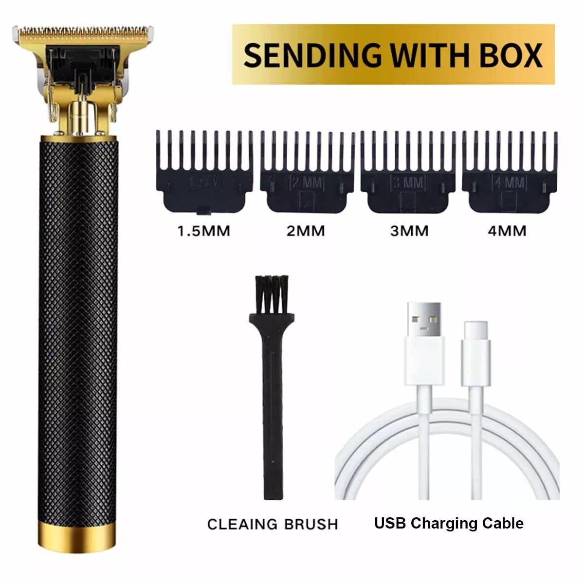 Professional T9 Trimmer I Hair And Beard Trimmer | Semi Metal - Flashkart Pakistan