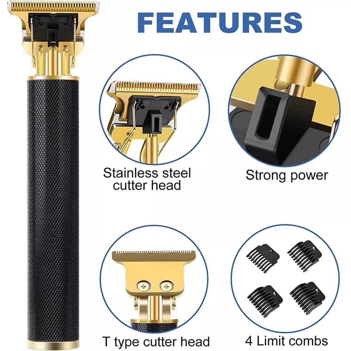 Professional T9 Trimmer I Hair And Beard Trimmer | Semi Metal - Flashkart Pakistan