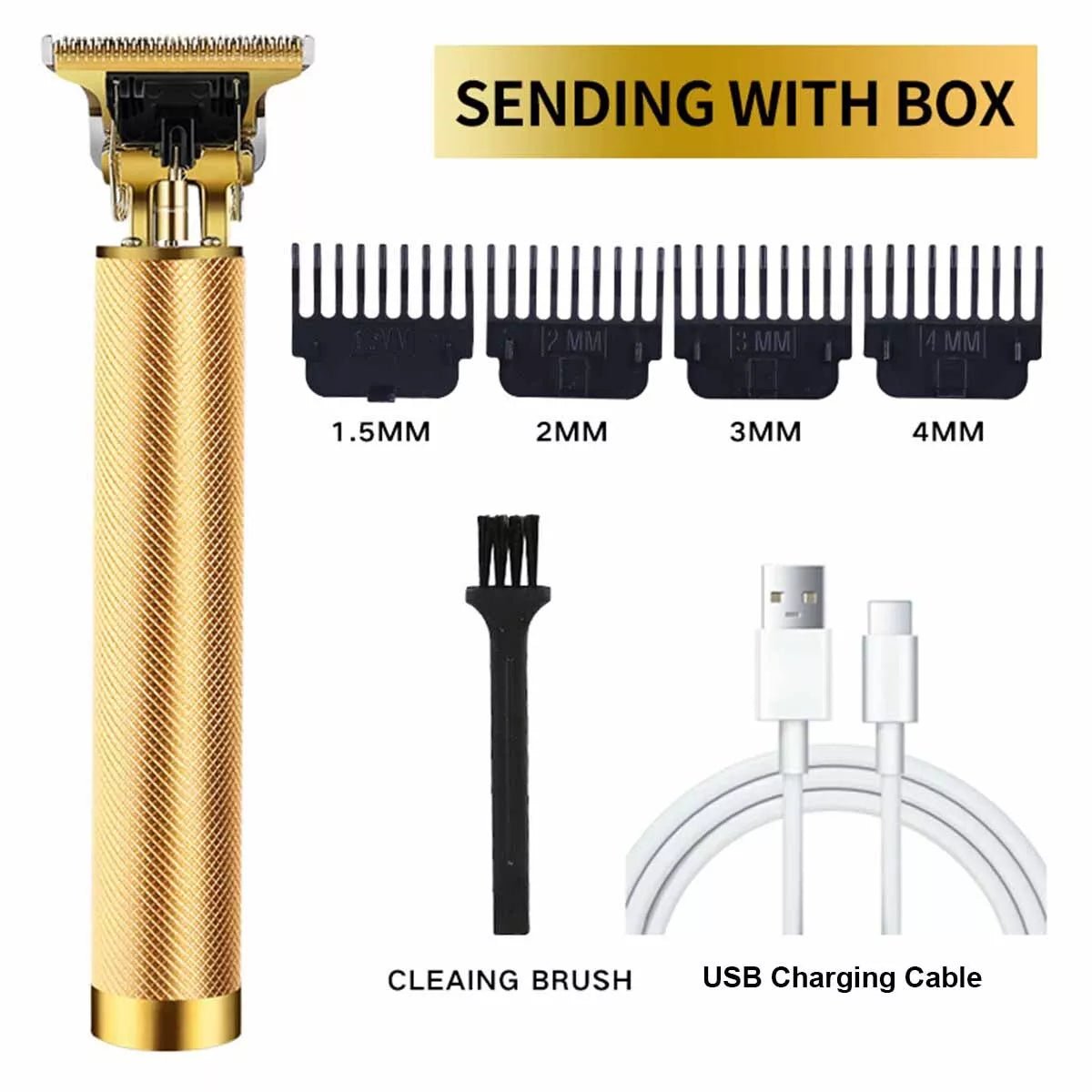 Professional T9 Trimmer I Hair And Beard Trimmer | Semi Metal - Flashkart Pakistan