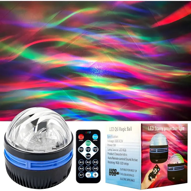 Q6 Mini LED Starry Projection Light with Remote Control - Flashkart Pakistan