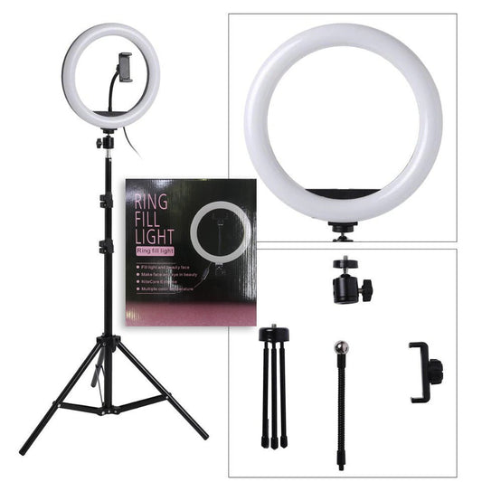 Ring Light 10 Inches + Right Light Stand 7 Ft | Best for Photography & Video - Flashkart Pakistan