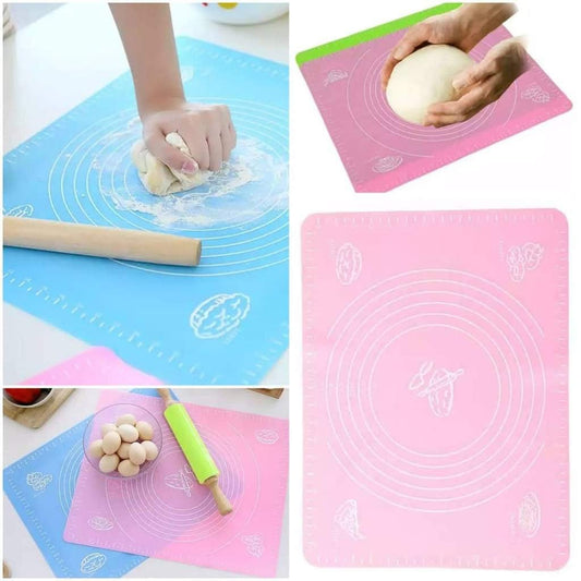 Roti Mat | Kitchen Mat | Baking Sheet ( Random color) | Heat - Resistant, Non - Stick & Durable - Flashkart Pakistan